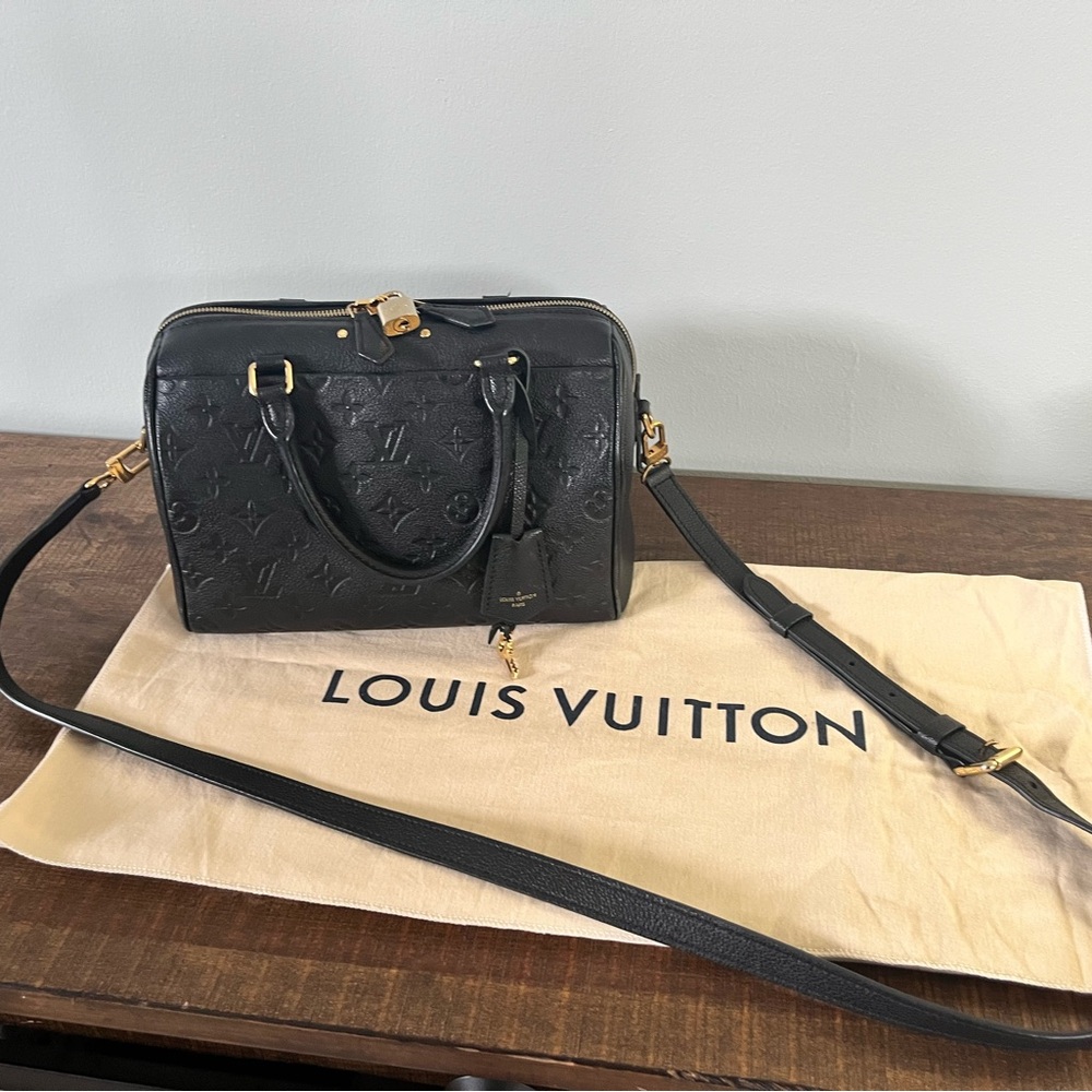 🌷Louis Vuitton Empriente Speedy 25 Bandouliere - Black 🌷